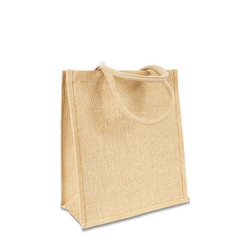 Jutetasche natur als Einkaufstasche oder für Akten oder Ordner zum Bedrucken als Werbetasche