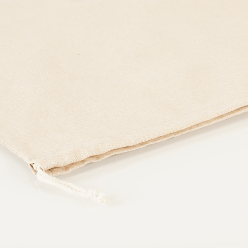Großer Baumwollsack mit Kordeln aus Recycling Baumwolle zum Bedrucken