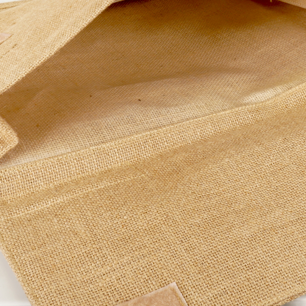 Dokumententasche zum Bedrucken aus Jute in Natur für Akten und Dokumente