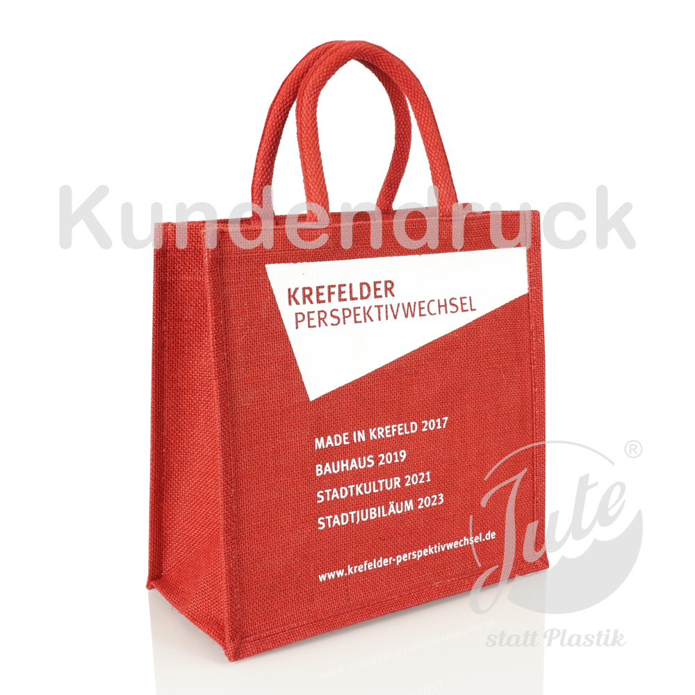 Jutetasche-Tragetasche-klein-gefärbt-rot-zum-Bedrucken-Kundendruck-vom-Großhändler