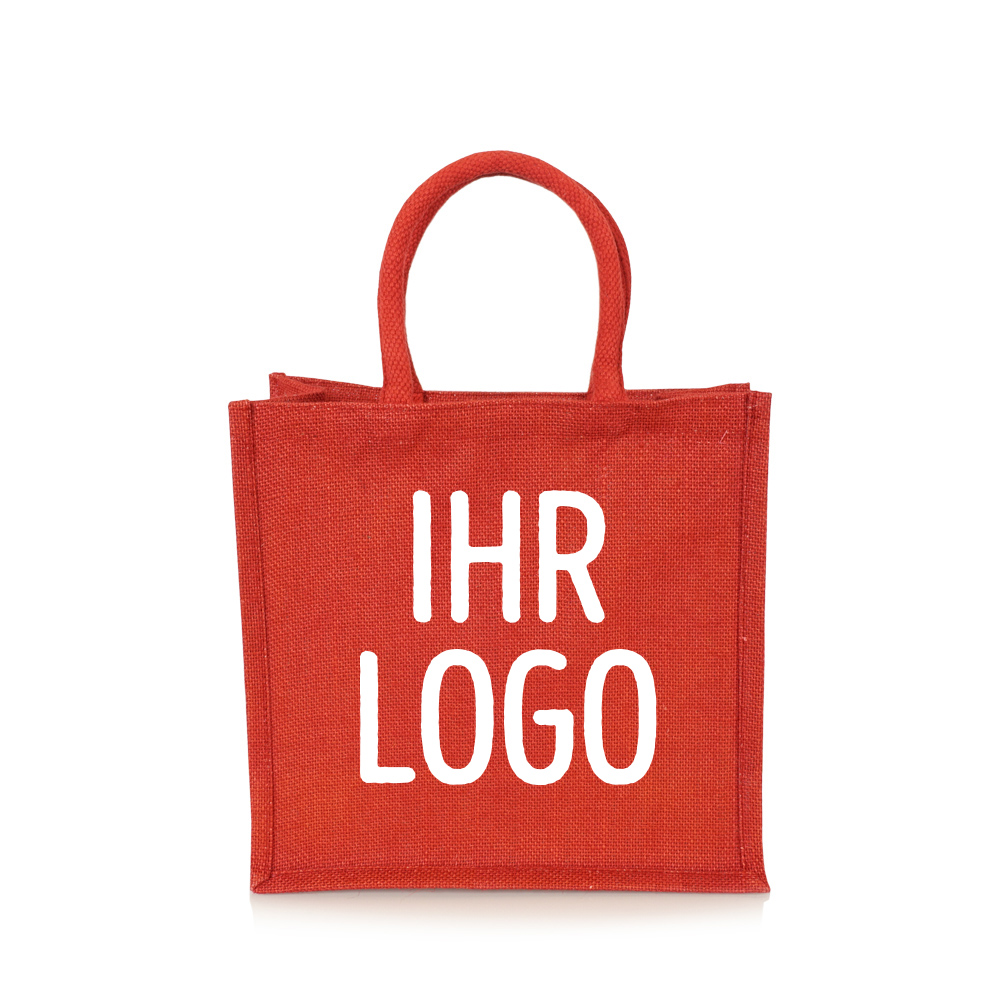Jutetasche-Tragetasche-klein-gefärbt-rot-zum-Bedrucken-Logodruck-vom-Großhändler